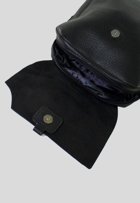 Mochila Pasador Metal Negro-3