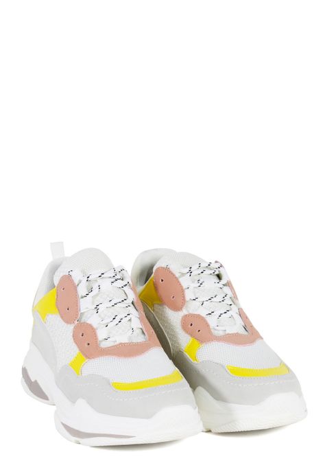 Zapatilla 3 Colores Rosado-3