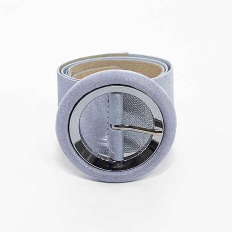 Cinturon Elastico Hebilla Metal Plata Mailea-0