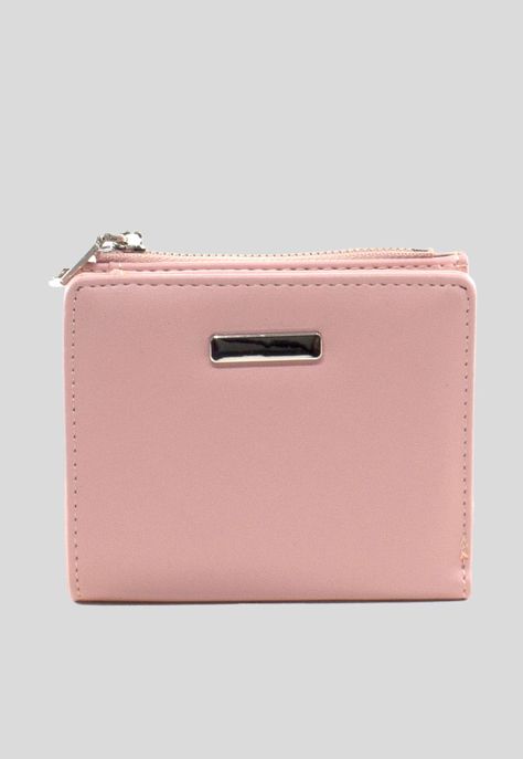 Billetera chica placa externa Rosado-0
