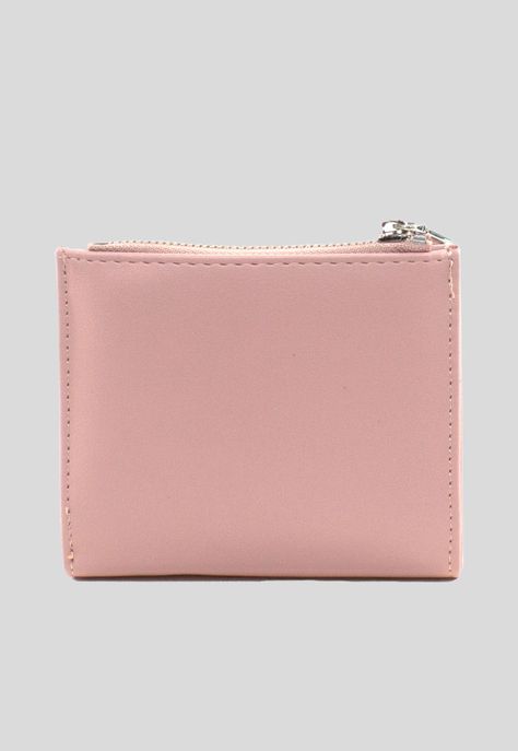 Billetera chica placa externa Rosado-2