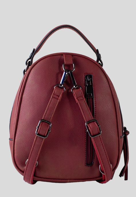 Mochila Bolsillo Externo Grande Rojo-2