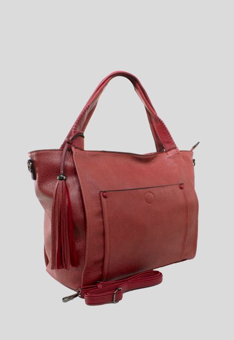 Cartera  Bolsillo Y Boton Coral-1