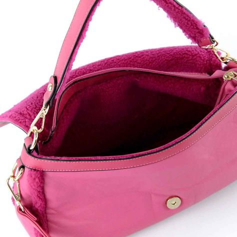 Cartera Ecocuero Alargada 746 Mujer Fucsia Mailea-3