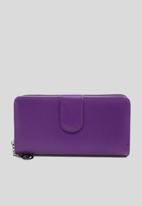 Billetera grande franja piton Morado-0