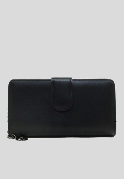 Billetera grande franja piton Negro-0