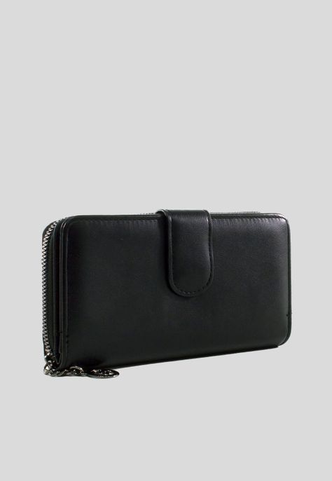 Billetera grande franja piton Negro-1