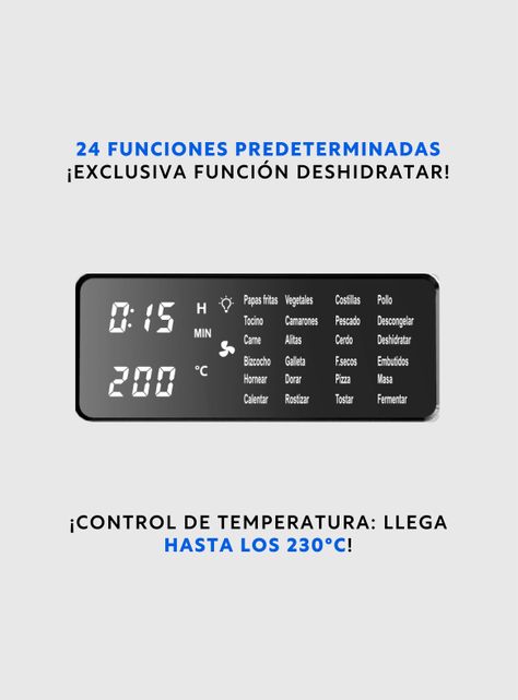 Horno Freidora de Aire Air Fryer Gourmet Pro 20 L EasyWays-2
