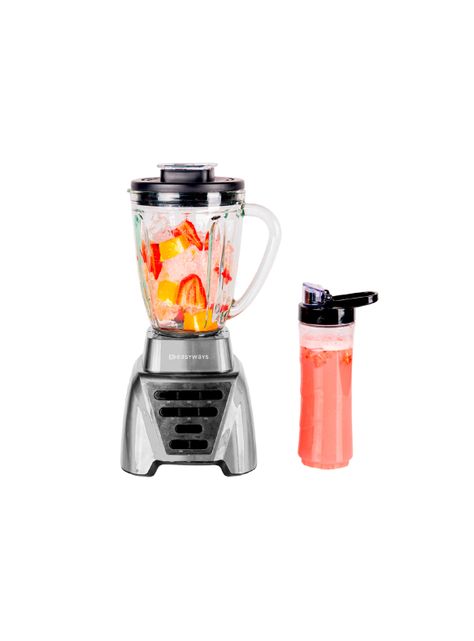 Licuadora Ultra Silver Gran capacidad 1,75L + vaso to go EasyWays-1