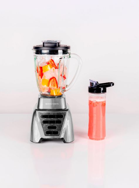 Licuadora Ultra Silver Gran capacidad 1,75L + vaso to go EasyWays-2