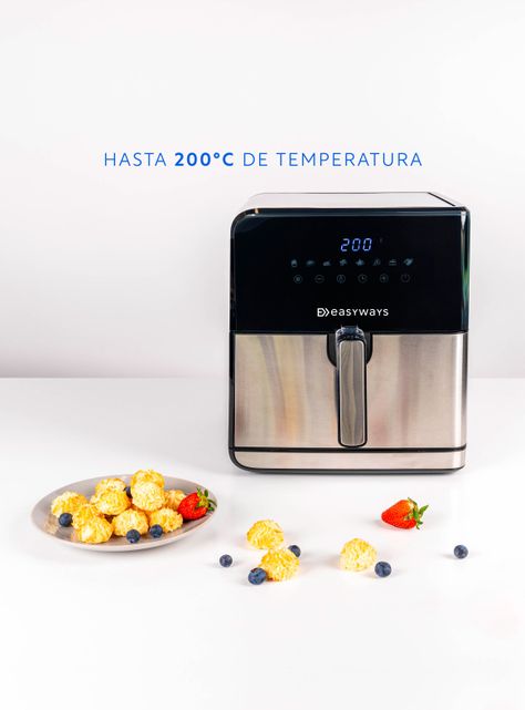 Freidora de Aire Air Fryer XL 6,2L EasyWays-6