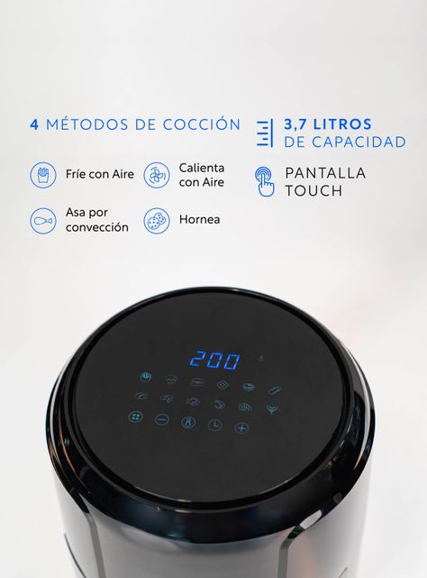 Freidora de Aire Air Fryer MultiTouch 3.7 L EasyWays-1