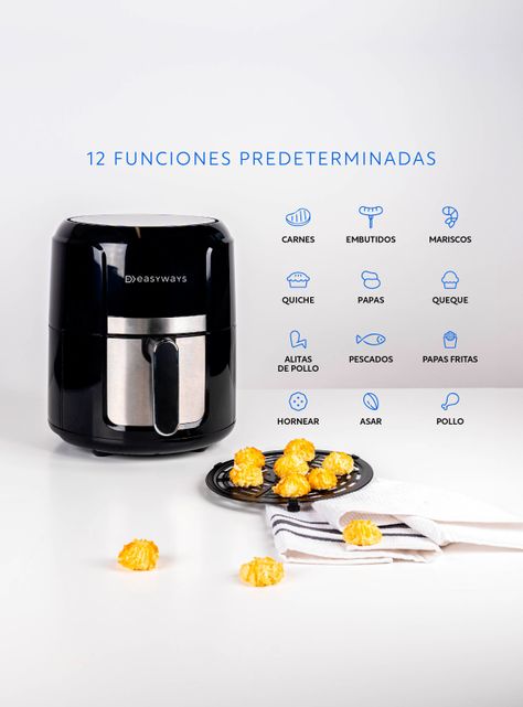 Freidora de Aire Air Fryer MultiTouch 3.7 L EasyWays-2