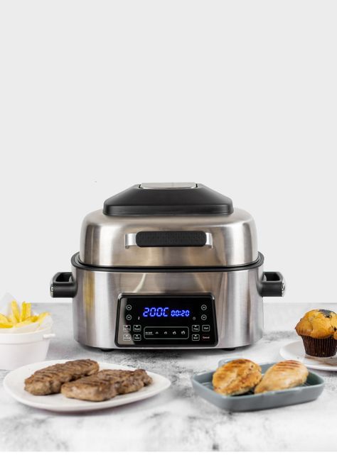 Parrilla Freidora de Aire Air Fryer Grill 6 L EasyWays-1
