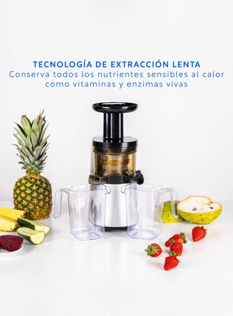 Prensadora de Jugo En Frío Slow Juicer Pro EasyWays-1