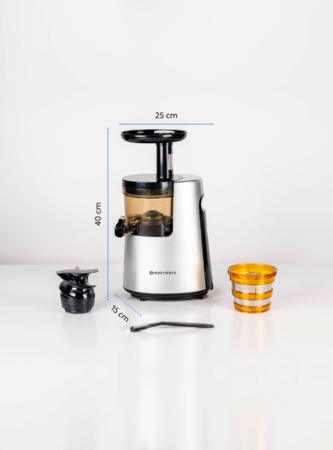 Prensadora de Jugo En Frío Slow Juicer Pro EasyWays-6