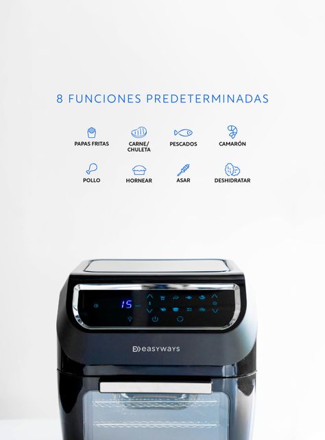 Freidora de Aire Air Fryer Plus 11.6 L EasyWays-2