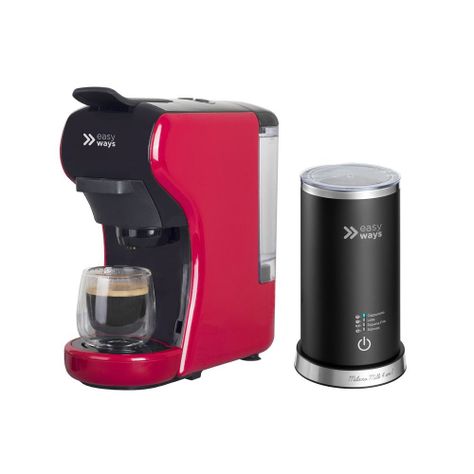 Cafetera Milano Coffee + Espumador Leche EasyWays-0