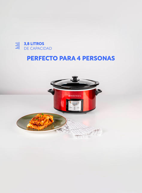Olla de Cocción Slow Pot Mini 3.8 L EasyWays-2