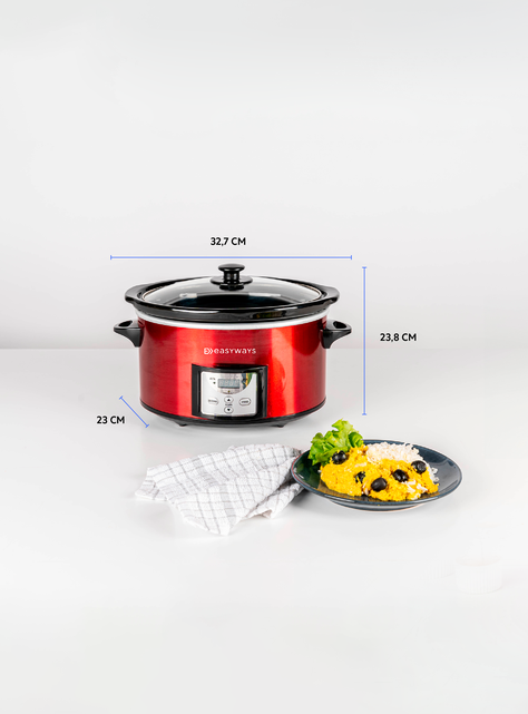 Olla de Cocción Slow Pot Mini 3.8 L EasyWays-4