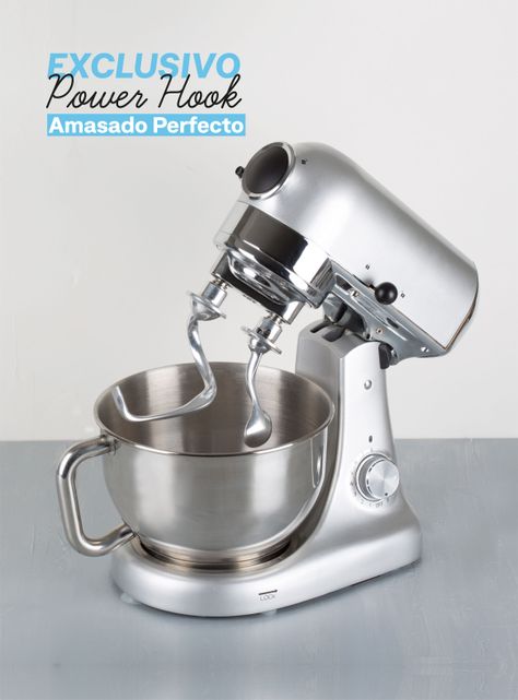 Batidora de Pedestal Hook Mixer Silver 4, 7Lt EasyWays-5