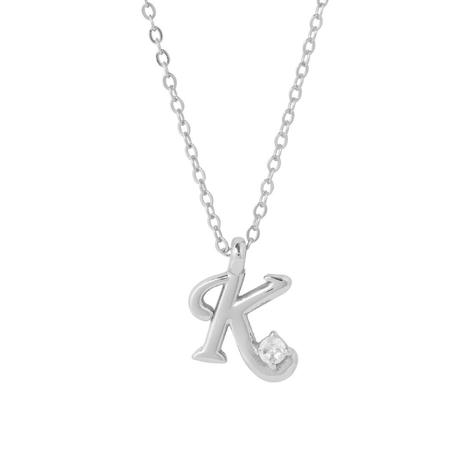 COLLAR INICIAL LUCKY PLATA K-0