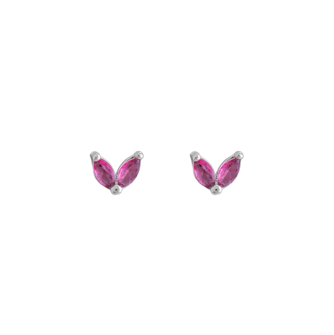 AROS SIENA PINK BAÑADOS EN ORO BLANCO-0