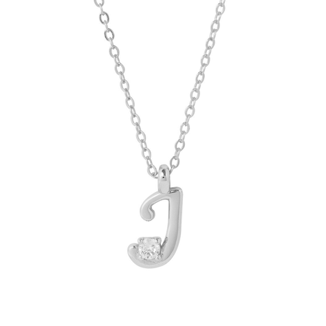 COLLAR INICIAL LUCKY PLATA J-0