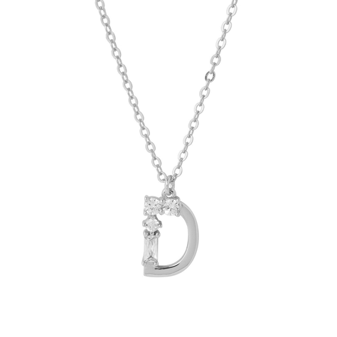 COLLAR INICIAL DINASTY PLATA D-0