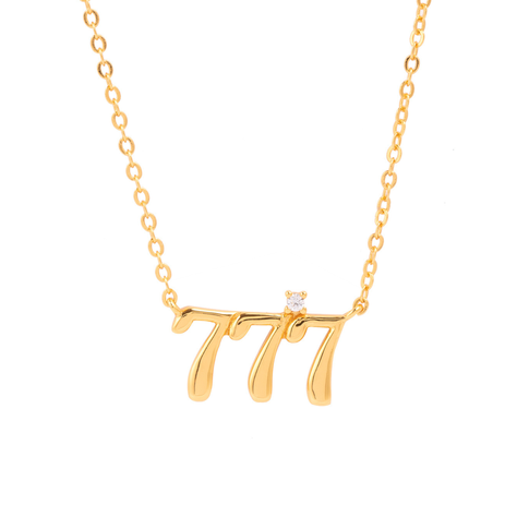 COLLAR NÚMEROS DE ÁNGELES 777-0
