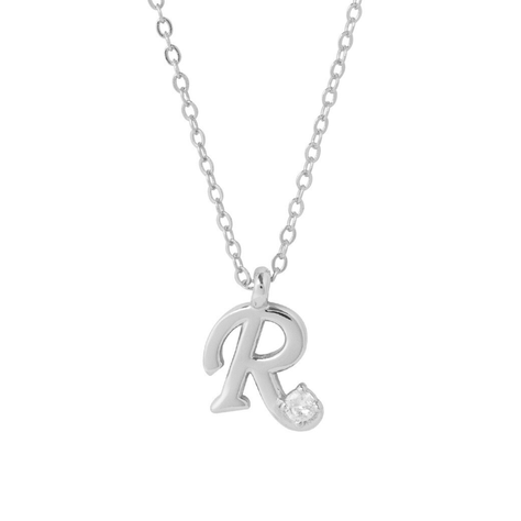 COLLAR INICIAL LUCKY PLATA R-0