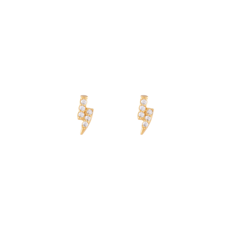 Aros Rayo Circones bañados en oro Hadara Joyas-0