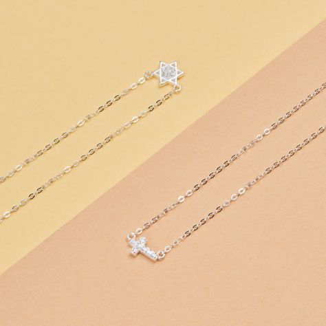 Collar Estrella de David Plata 925 Boaz Joyas-2