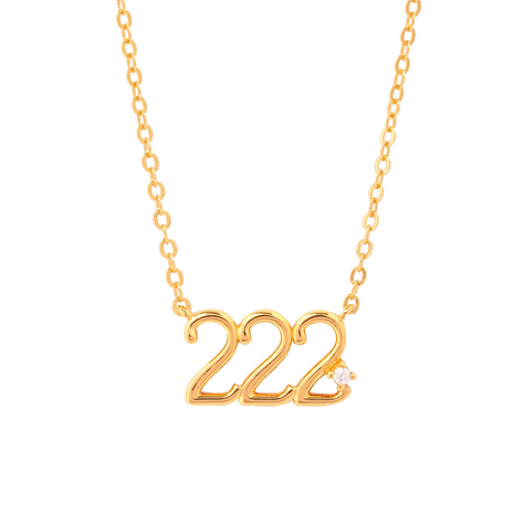 COLLAR NÚMEROS DE ÁNGELES 222-0