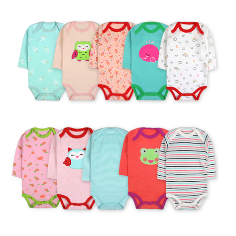 Set Body Manga Larga bebe - 3M Niña-2