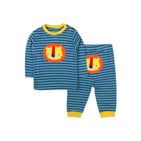 Pijamas Manga Larga Bebe Set 2 Conjuntos niño-0