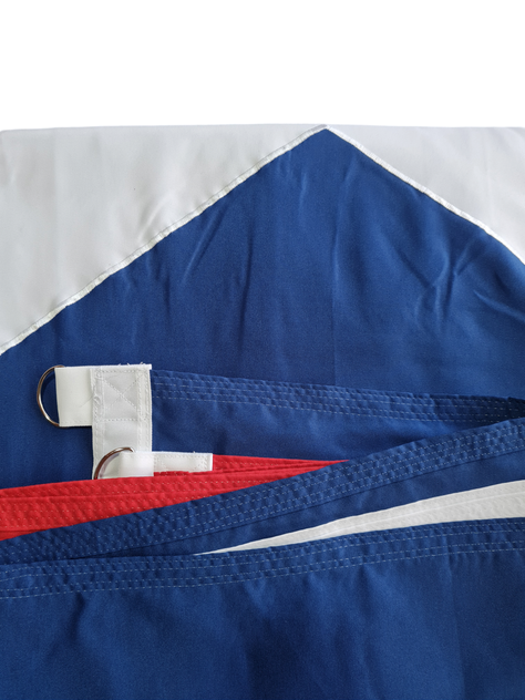 Bandera Chilena 400x600 Bordada Reforzada triple Costura  4x6-7