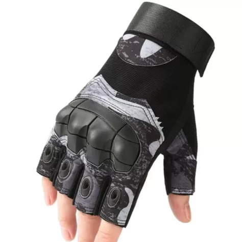 Guantes Tácticos Cortos Militar Moto Caza Airsoft Outdoor-0