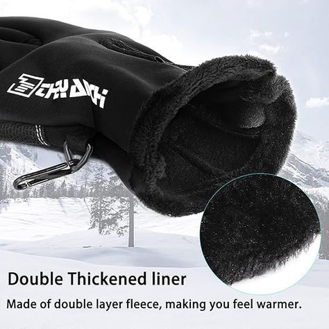 Guante térmico touch antideslizante impermeable-1