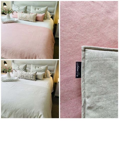 Piecera Duo Palo Rosa/ Gris Claro 250 x 95 cm-5