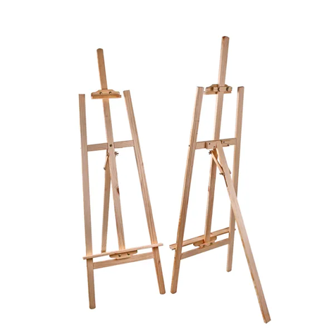 Caballete atril artista madera para lienzo de 108cm-0