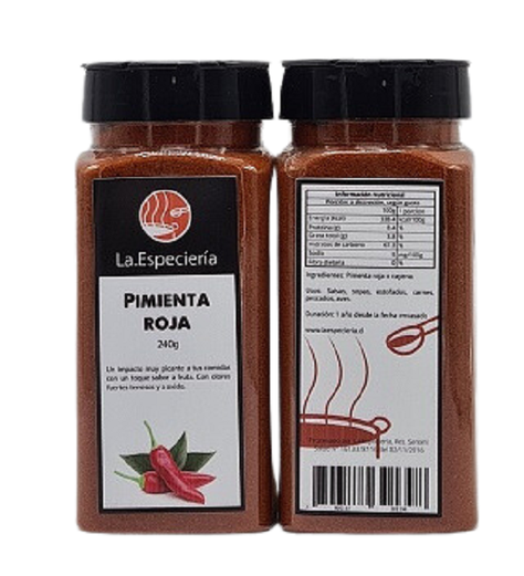 Pimienta Roja o Cayena 240g La Especieria-1