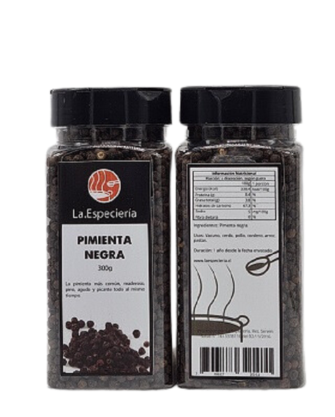 Pimienta Negra Entera 300g La Especieria-1