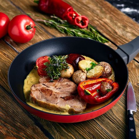 Batería de cocina de aluminio 6 Piezas Arrecife Fantuzzi-6