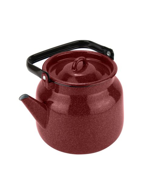 Tetera 3,5 Litros acero esmaltado rojo Fundo-0