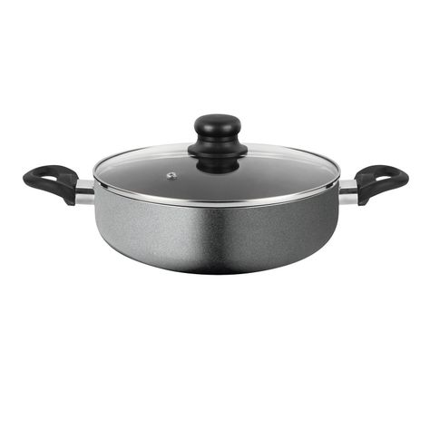 Olla arrocera de aluminio 24 cm con antiadherente Gourmet-0