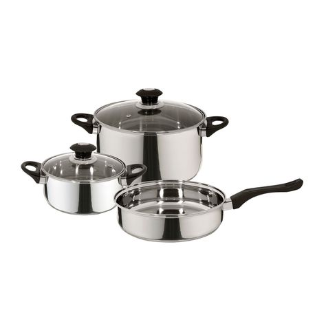 Batería de cocina de acero inoxidable 5 Piezas Corazza-0