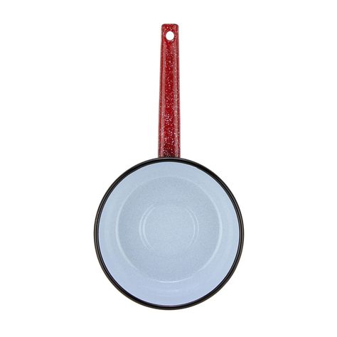 Cazo de 16 cm acero carbónico Fundo Rojo Fantuzzi-2