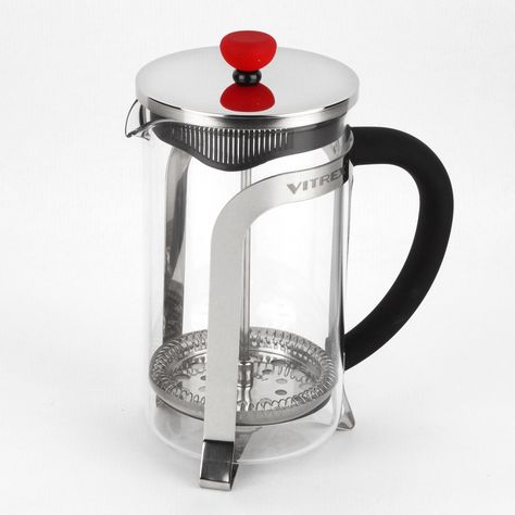 Cafetera prensa francesa de embolo 600ml Chennai Vitrex-0