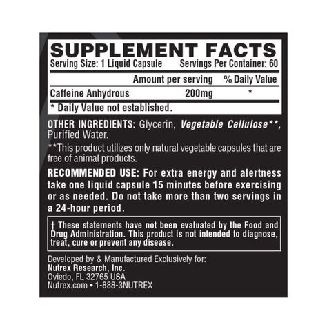 CAFEINA 200 MG 60 SERVICIOS NUTREX-2